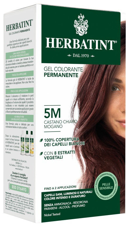 antica erboristeria herbatint 5m castano chiaro mogano 150 ml herbatint ean 8016744500173