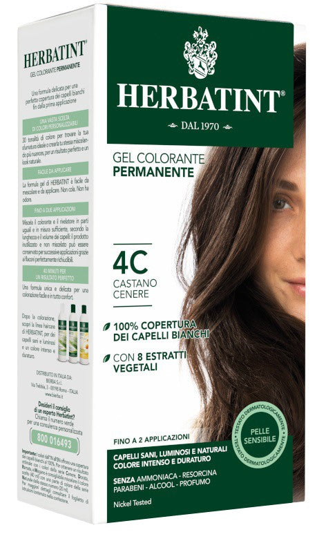 antica erboristeria herbatint 4c castano cenere 150 ml herbatint ean 8016744500258