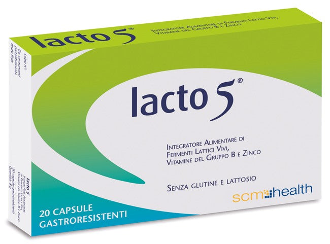 scm health lacto 5 20 capsule lacto 5 ean 8058363618426