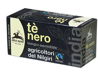 alce nero te 20 filtri nero bio fairtrade alce nero ean 8009004901148