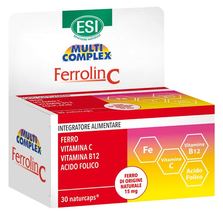 esi esi ferrolin c 30 capsule ferrolin c ean 8008843010004