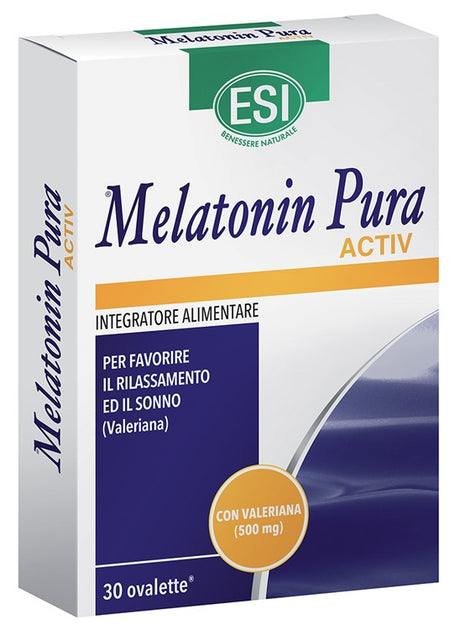 esi esi melatonin pura activ 30 ovalette esi ean 8008843010912