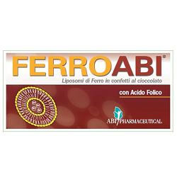 abi pharmaceutical ferroabi 20 confetti orosolubili al cioccolato blister 30 g abi pharmaceutical