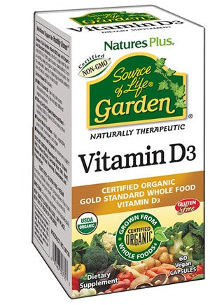 la strega source of life garden vitamina d3 5000 60 capsule vegane natures plus