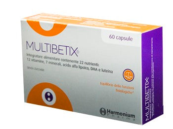 harmonium pharma multibetix 60 capsule multibetix ean 8055742000018