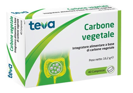 teva italia ch carbone vegetale teva 40 compresse 162 g teva