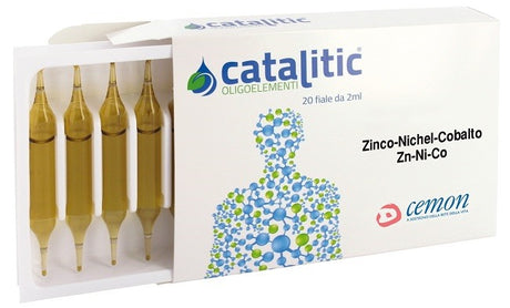 cemon catalitic oligoelementi zinco nichel cobalto zn ni co 20 ampolle cemon ean 8013901655554