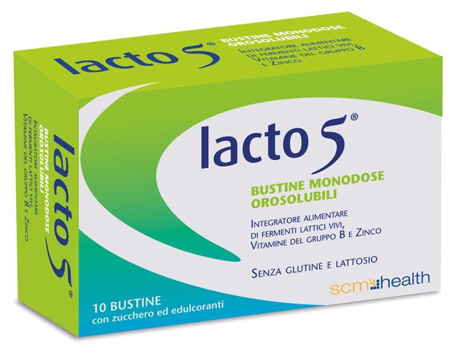 scm health lacto 5 10 bustine orosolubili lacto 5 ean 8058363618433