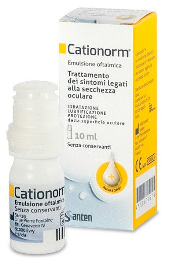 santen italy gocce oculari cationorm multidose 10 ml cationorm
