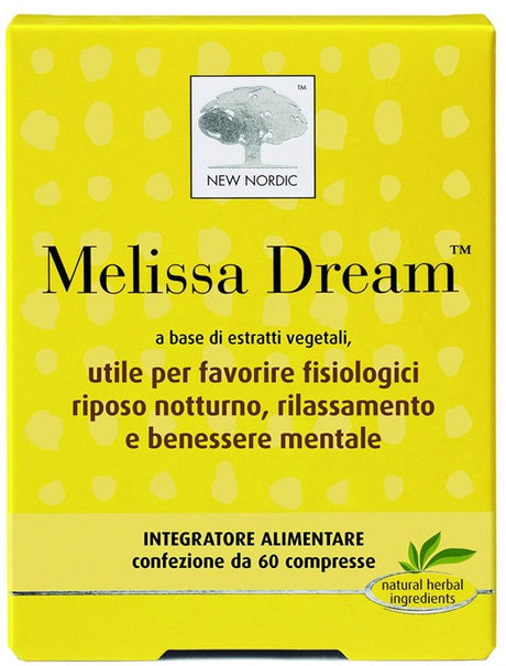 new nordic melissa dream 60 compresse new nordic ean 5021807393206