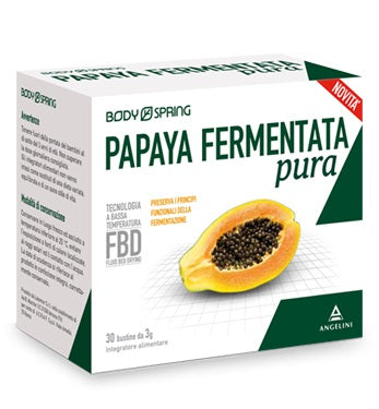 angelini ch body spring papaya fermentata pura 30 bustine body spring ean 8000036018378