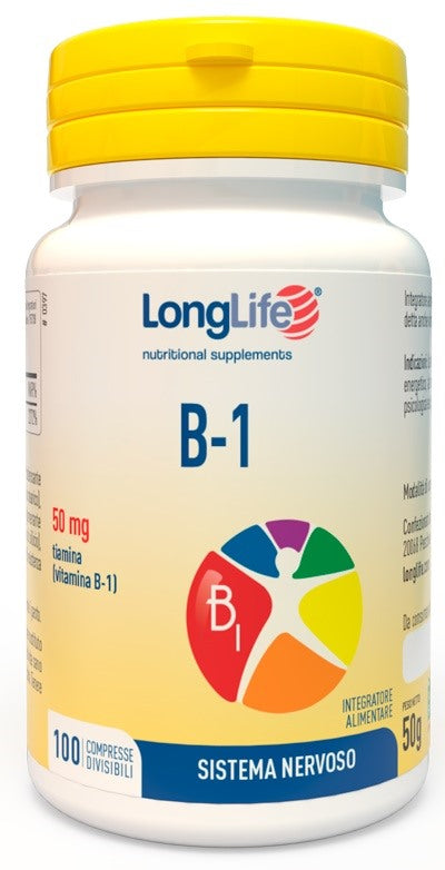 longlife longlife b1 100 compresse 50 mg long life ean 8054521000263