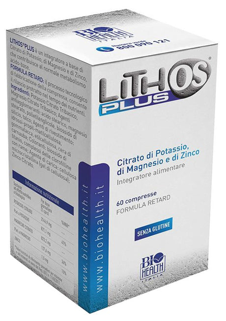 mayoly italia s p a lithos plus 60 compresse lithos ean 8058341430088