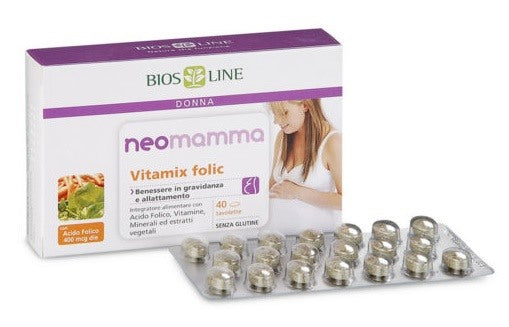 bios line biosline neomamma vitamix folic 40 compresse new neomamma ean 8030243010858