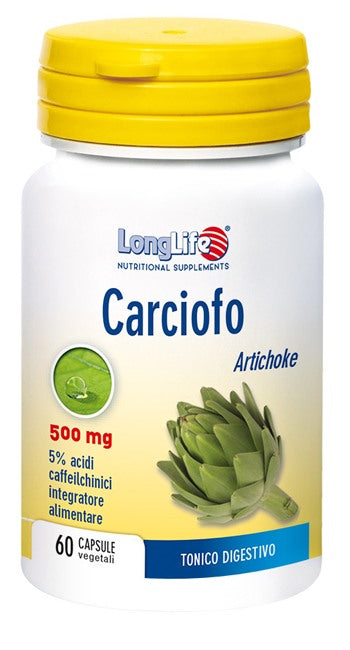 longlife longlife carciofo 60 capsule vegetali long life ean 8054521000621