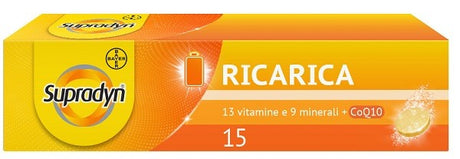 bayer ch supradyn ricarica 15 compresse effervescenti supradyn ean 8000560990324