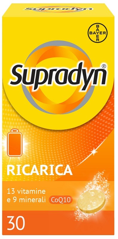 bayer ch supradyn ricarica 30 compresse effervescenti supradyn ean 8000560990331