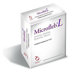 omikron italia microfleb l 10 fiale monodose 10 ml microfleb