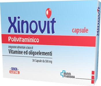 maya pharma xinovit polivitaminico 30 capsule da 500 mg xinovit
