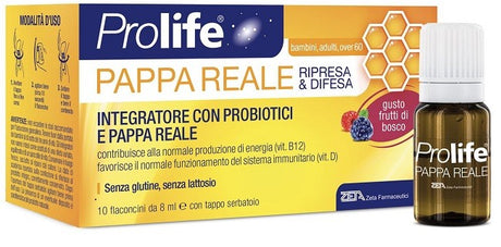 zeta farmaceutici prolife pappa reale 10 flaconi da 8 ml prolife ean 8056772634938