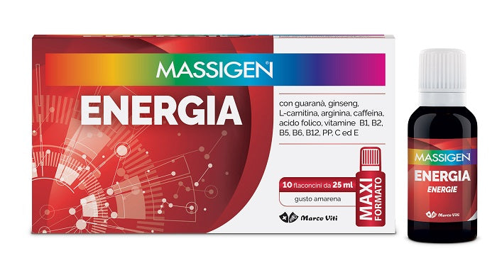 marco viti massigen energia 10 flaconi da 25 ml massigen ean 8050519570220