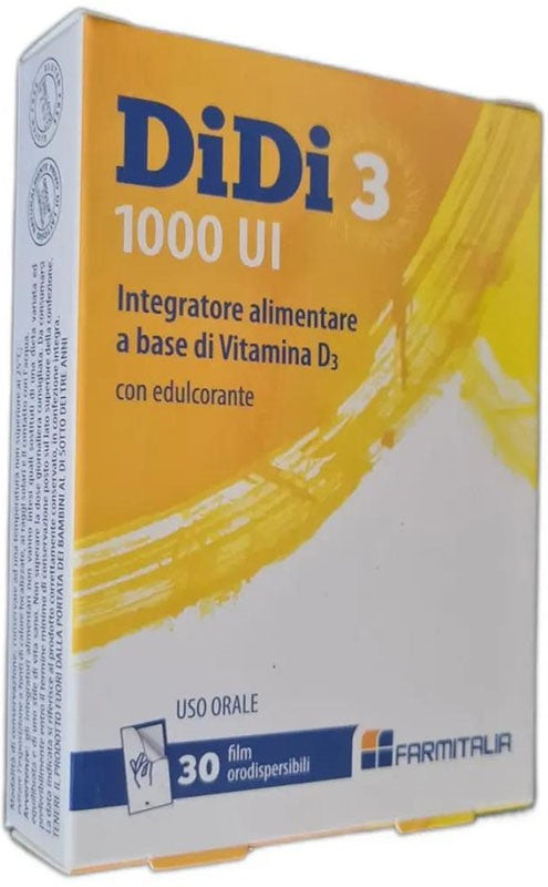 farmitalia didi3 1000 ui 30 film orodispersibili