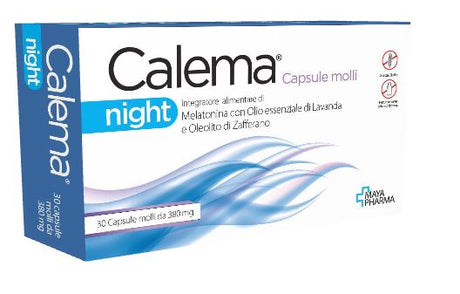 maya pharma calema night 30 capsule molli maya pharma