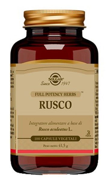 solgar italia rusco 100 capsule vegetali solgar ean 0033984012349