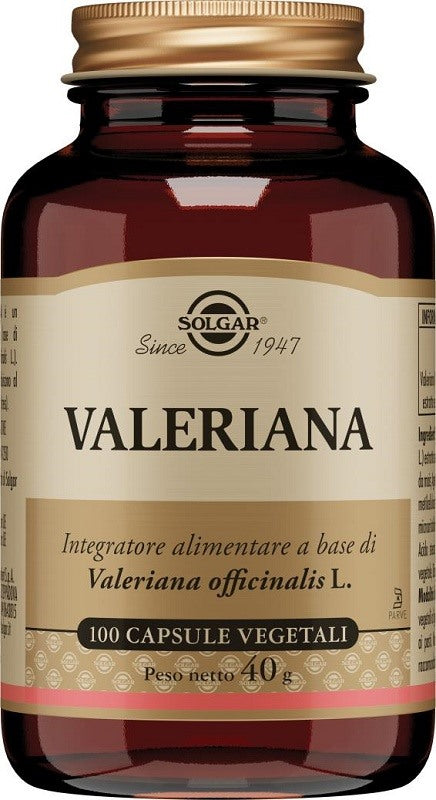solgar italia valeriana 100 capsule vegetali solgar ean 0033984008427