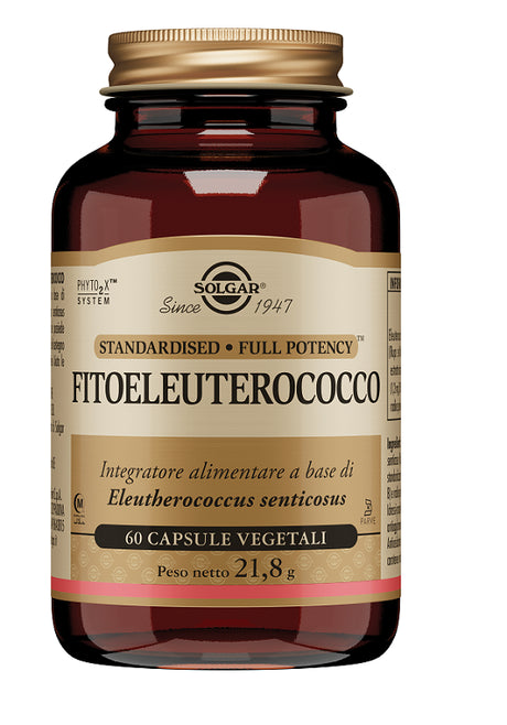 solgar italia fitoeleuterococco 60 capsule vegetali solgar ean 0033984010604