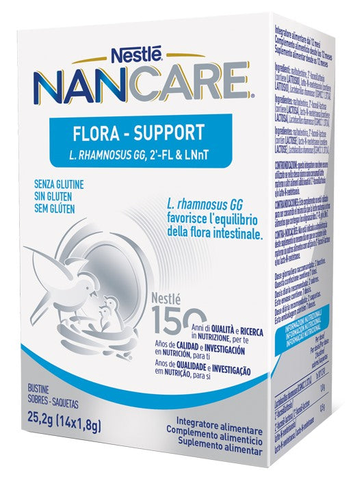 nestle infant nestle nancare flora support 14 bustine nestle ean 8000300411935