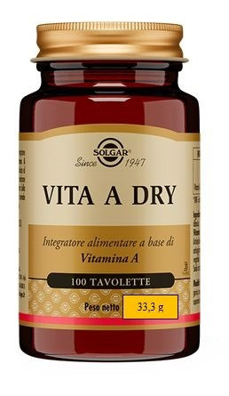 solgar italia vita a dry 100 tavolette solgar ean 0033984010260