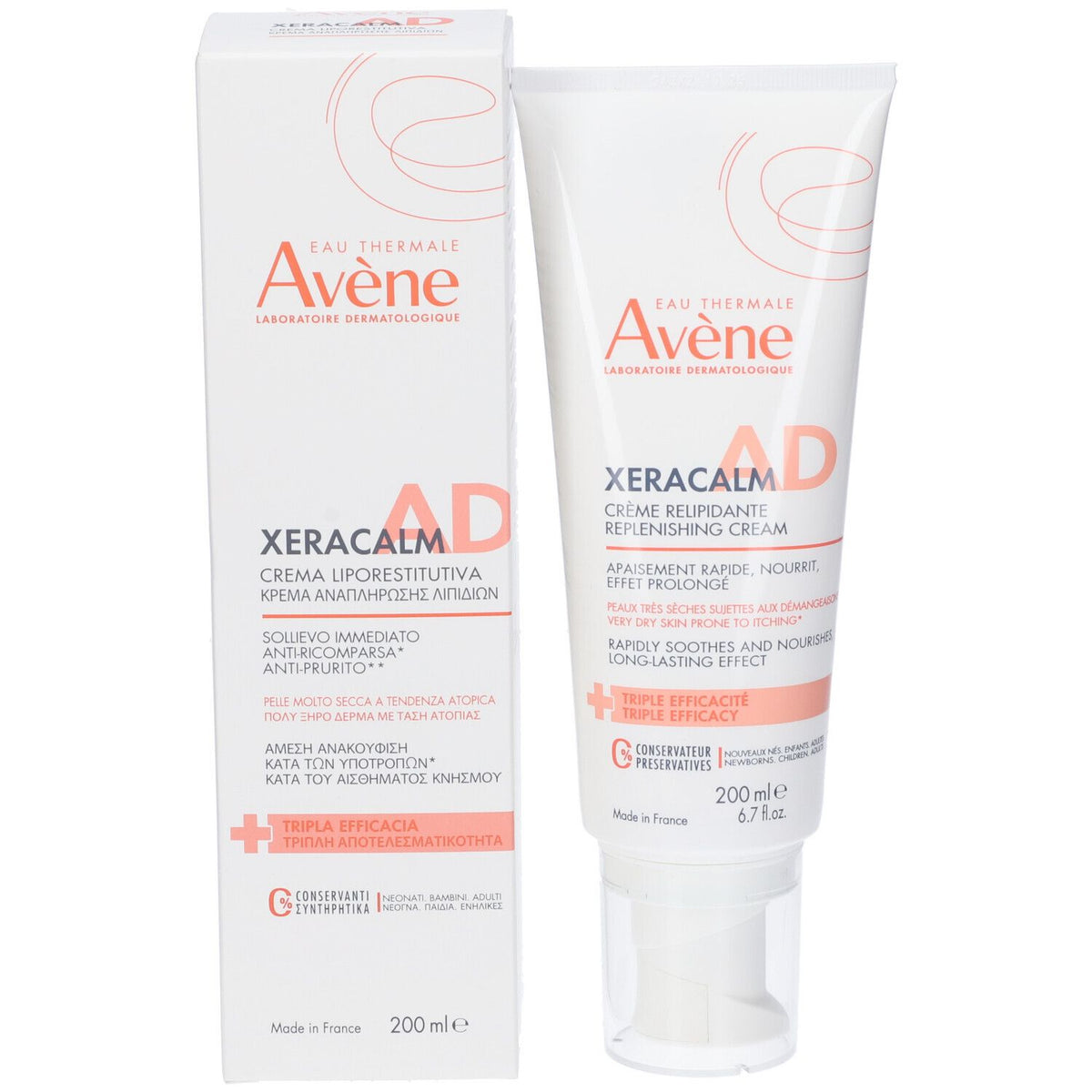 Avene Xeracalm Ad Creme Liporestitutivo 200 Ml Nova Fórmula Avene
