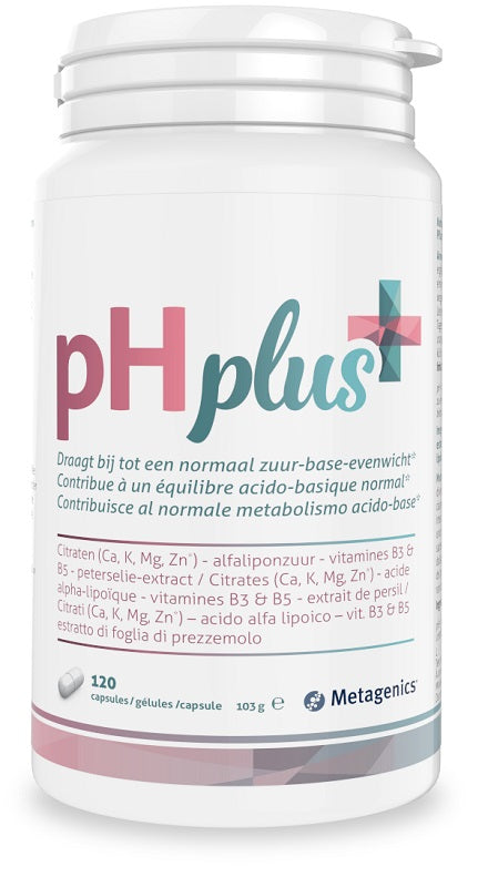metagenics belgium ph plus 120 capsule metagenics ean 5400433205549