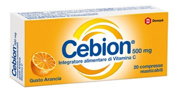 procter cebion masticabile arancia vitamina c 500 mg 20 compresse cebion ean 8700216568401