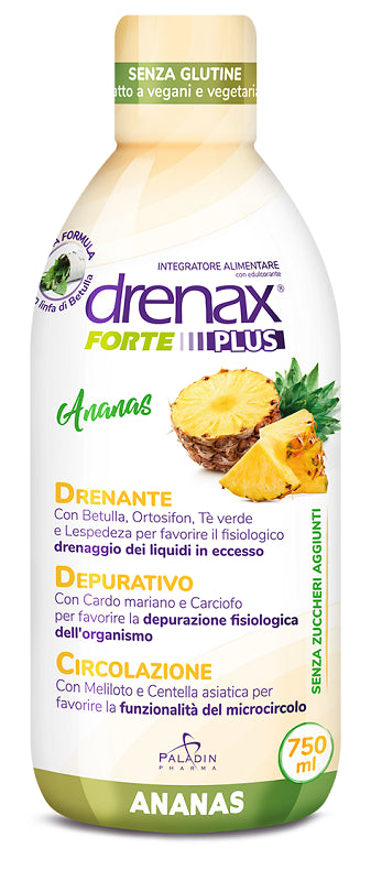 paladin pharma drenax forte plus esotico con estratto dananas 750 ml drenax ean 8052049550871