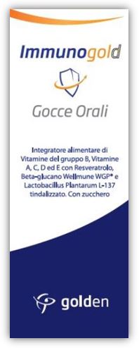 golden pharma immunogold gocce orali 30 ml
