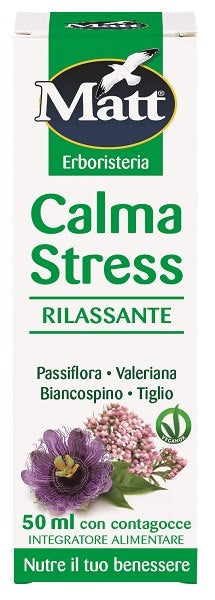 ad gruppo alimentare diet matt erboristeria calma stress rilassante gocce 50 ml mattdiet ean 8021581060407