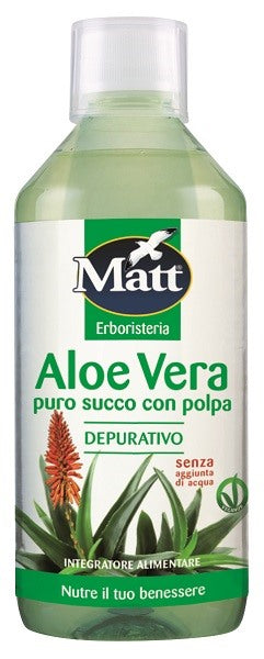 ad gruppo alimentare diet matt erboristeria aloe vera pura depurativo 500 ml mattdiet ean 8021581090022