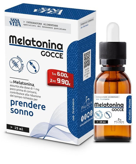 paladin pharma sanavita melatonina gocce 15 ml sanavita ean 8052049551281