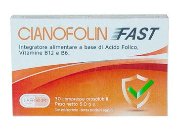 laerbium cianofolin fast 30 compresse sublinguale