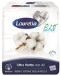 s i l c assorbente laurella per donna in cotone ultra ali notte 10 pezzi laurella ean 8007300010069