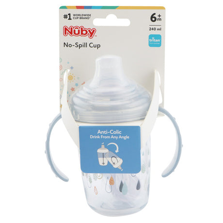 nuby new valmar nuby tazza tritan con beccuccio in silicone e manici da 240ml nuby ean 5414959046708