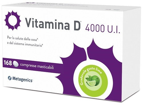 metagenics belgium vitamina d 4000ui 168 compresse masticabili ean 5400433242414