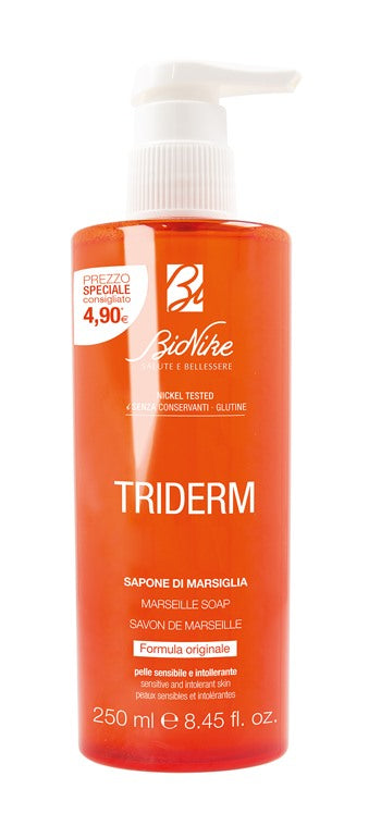 icim promo triderm sapone marsiglia 250 ml bionike ean 8029041211024