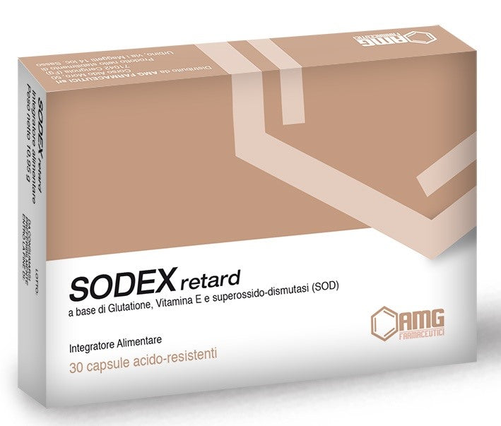 amg farmaceutici sodex retard 30 capsule amg farmaceutici