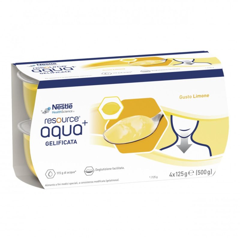 Ресурс Aqua Acqua Gelificata+лимон Чашка 6 4x125 Г Nestle'