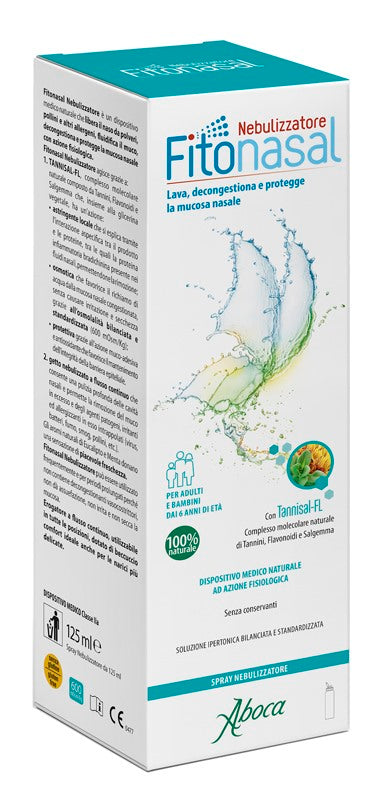 aboca fitonasal nebulizzatore spray 125 ml aboca ean 8032472022213
