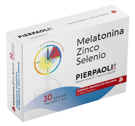 pierpaoli exelyas melatonina zinco selenio 30 compresse ean 8053306380019