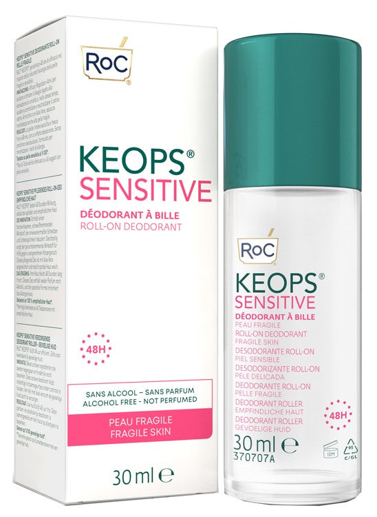 luxury lab cosmetics roc keops deodorante roll on 48h sensitive 30 ml roc ean 1220000230019